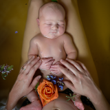 Austin Birth Photographer Herbal bath session